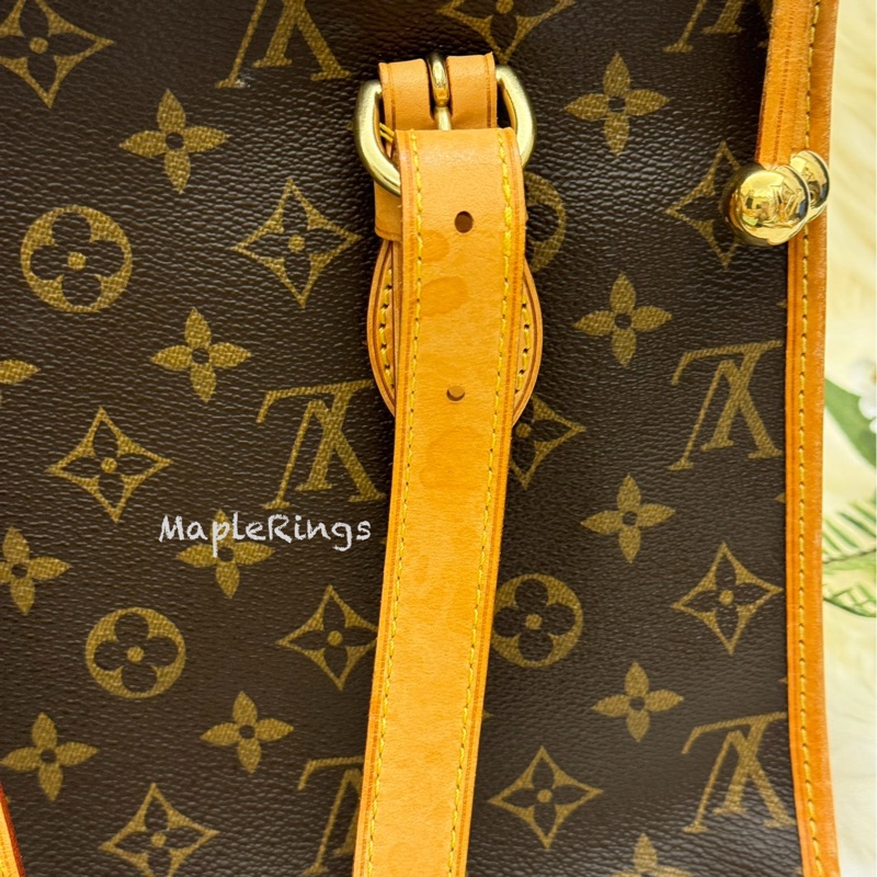 LV 現貨 M40007 絕版 豆豆包 金球包 肩背 012-7