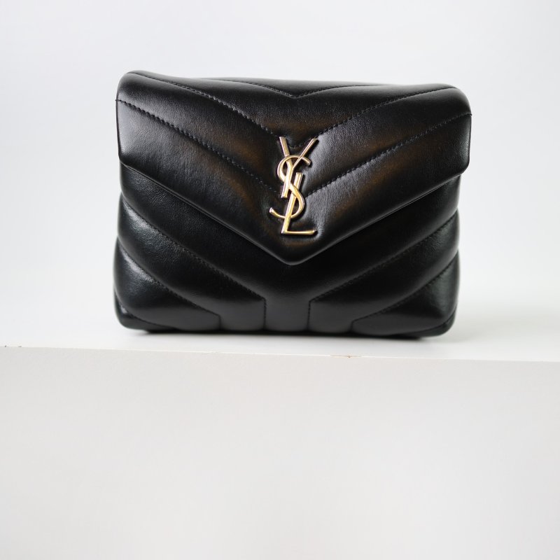 二手YSL LOULOU TOY 經典方胖  銀扣-0