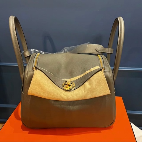 Hermes Lindy 26 金釦 B刻 全新品