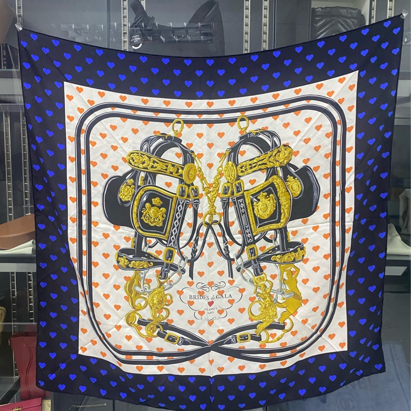 Hermes 愛馬仕 絲巾 140*140cm-0