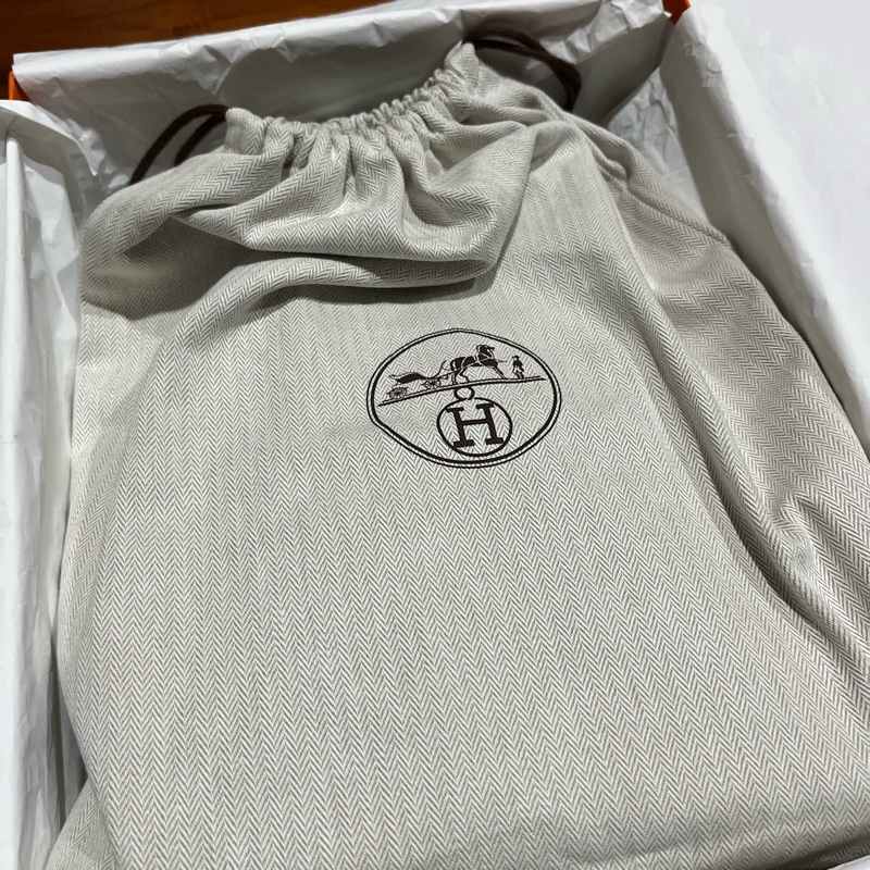 愛馬仕藍色 銀扣Bolide柏莉包專櫃真品-29