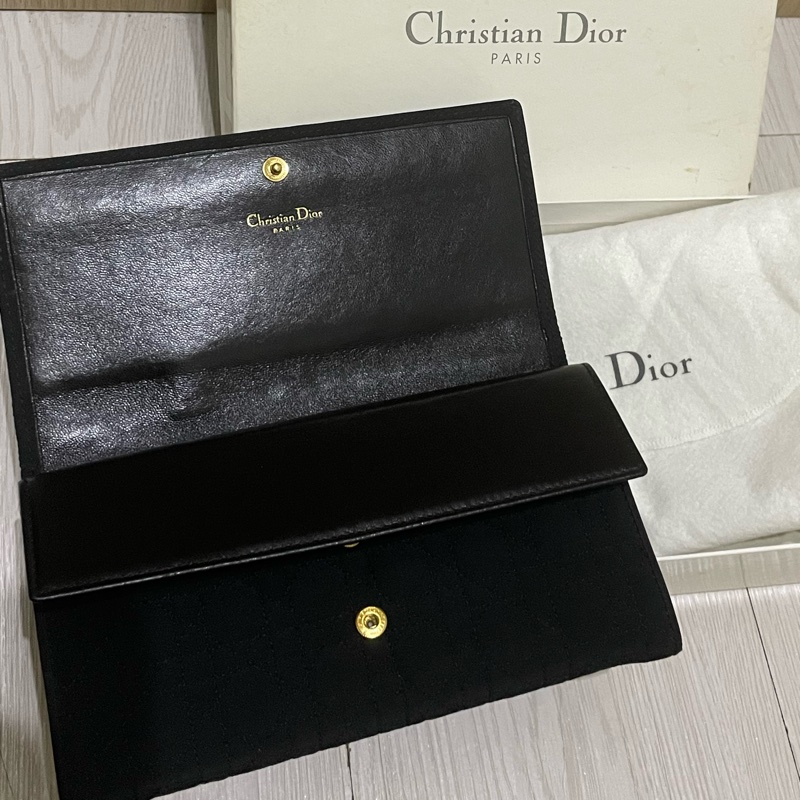 Christian Dior藤格紋帆布長夾-2