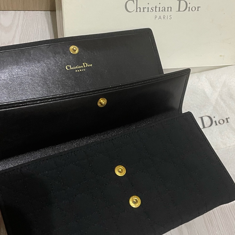 Christian Dior藤格紋帆布長夾-3