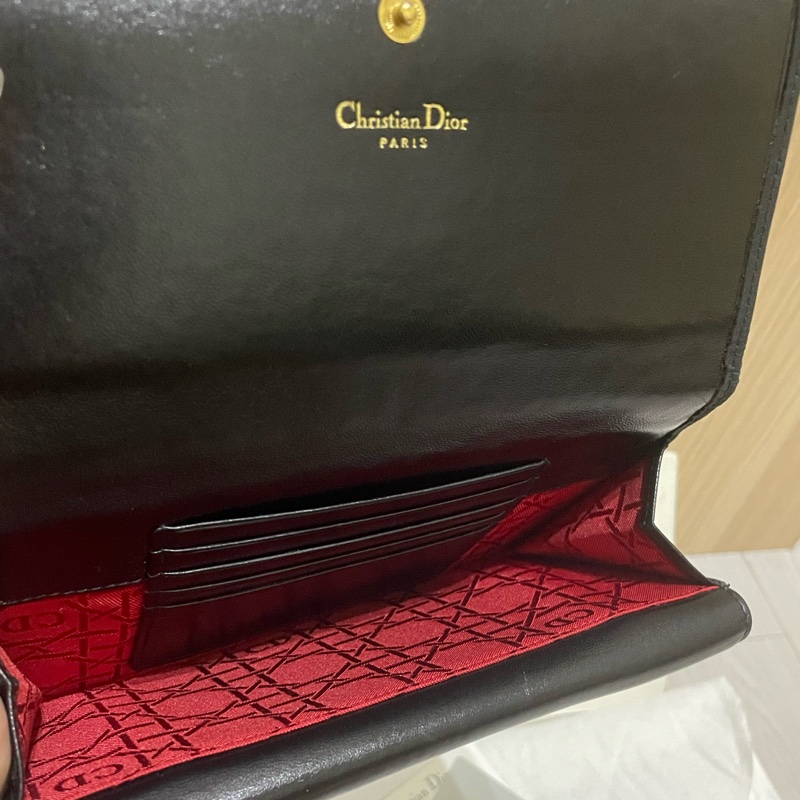 Christian Dior藤格紋帆布長夾-4