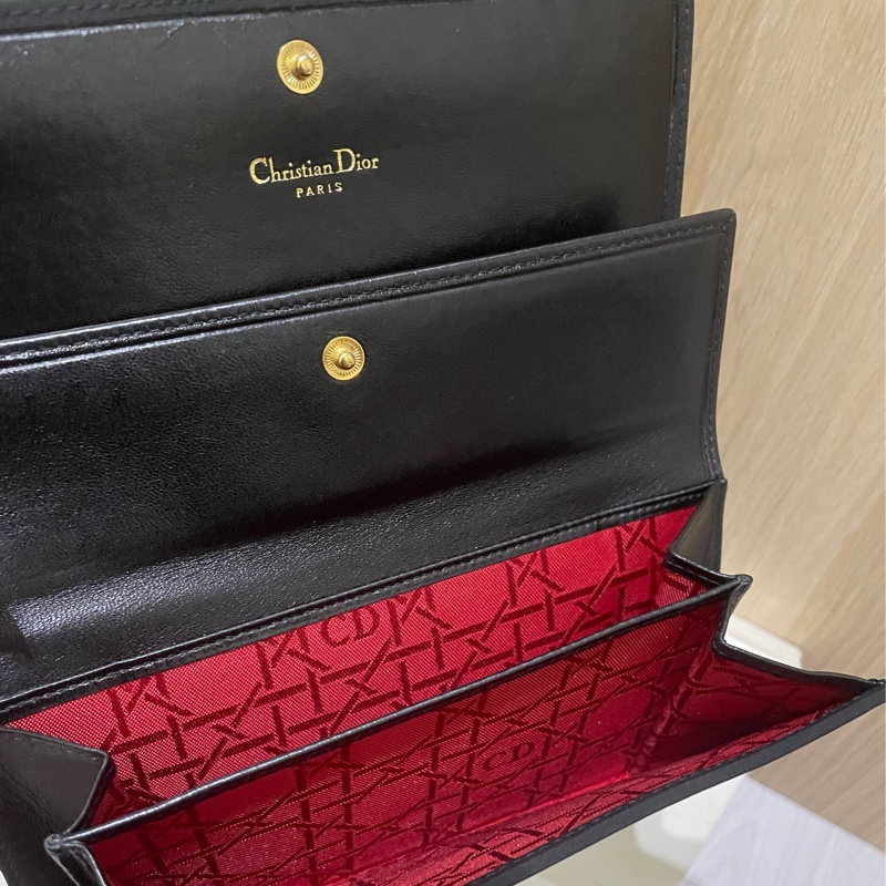 Christian Dior藤格紋帆布長夾-5