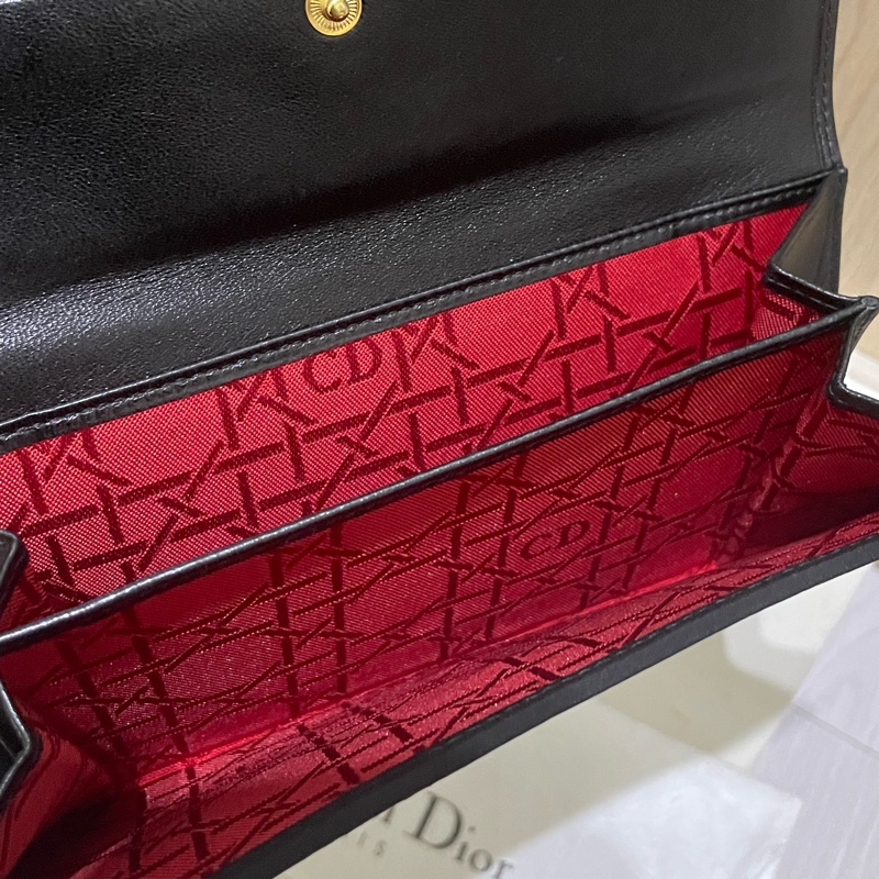 Christian Dior藤格紋帆布長夾-11