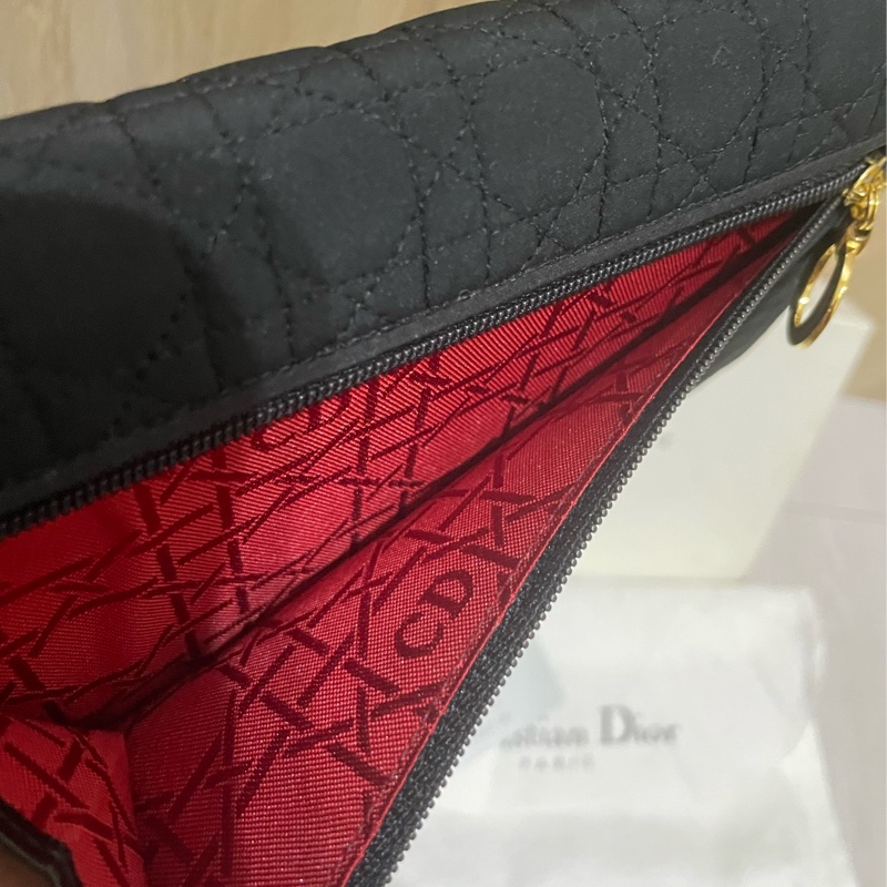 Christian Dior藤格紋帆布長夾-13