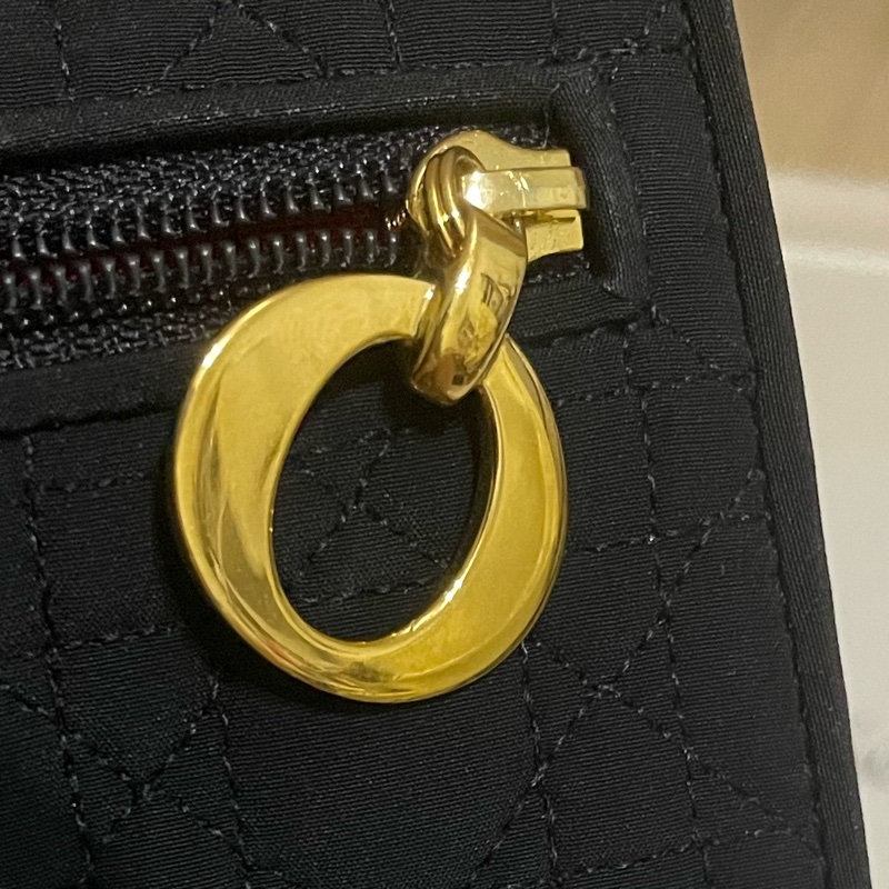 Christian Dior藤格紋帆布長夾-14