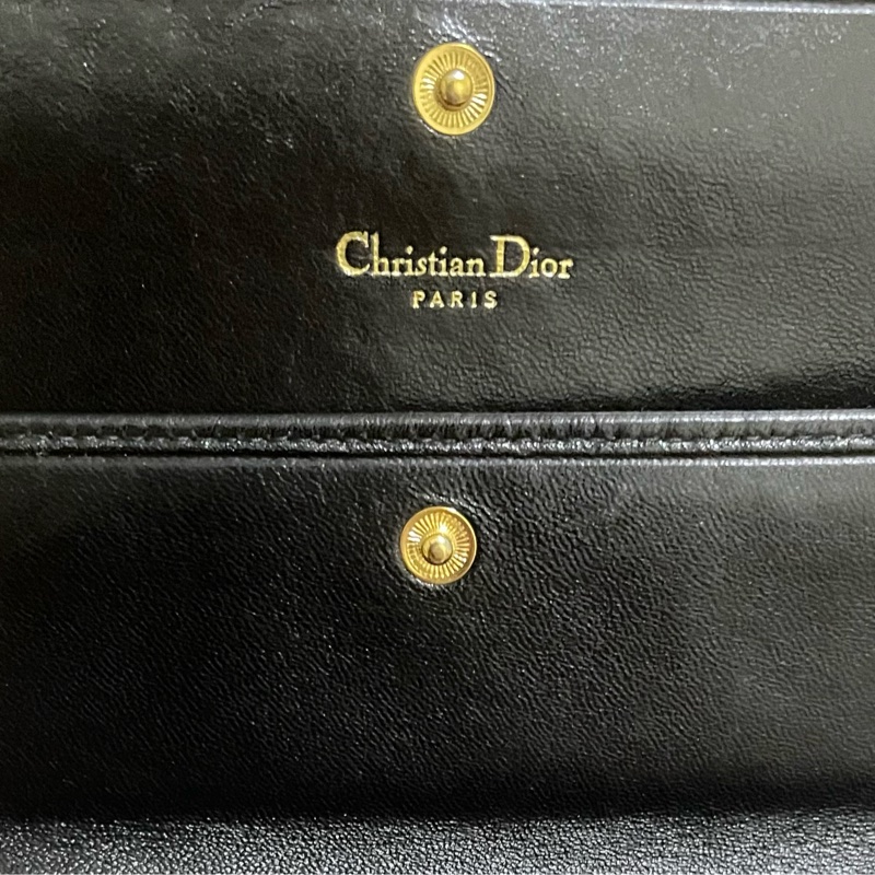 Christian Dior藤格紋帆布長夾-15