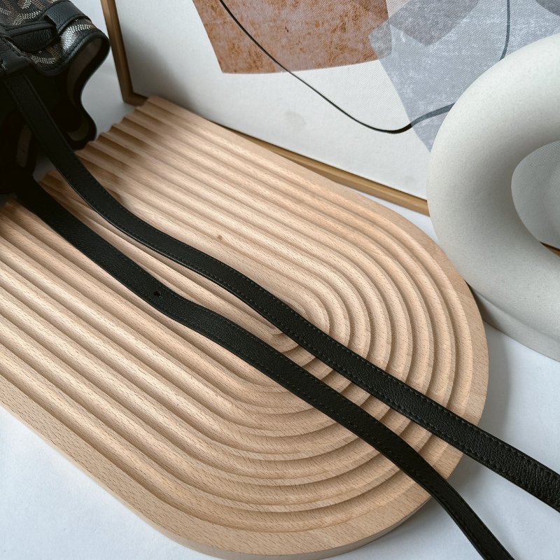 GOYARD PEFLOT 經典款塗料帆布束繩水桶包/斜背包 （限時優惠）-12