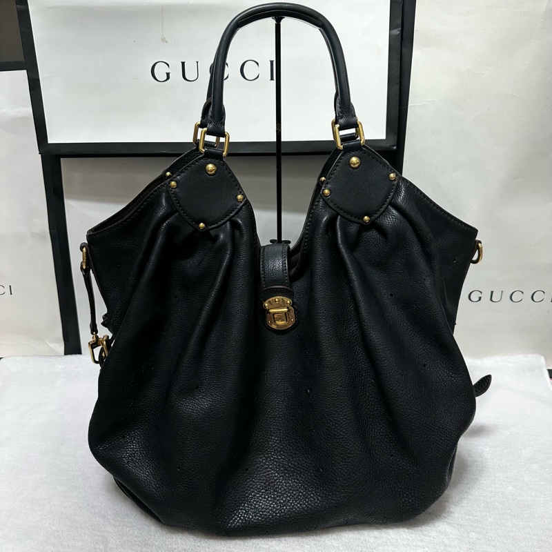 LV 荔枝牛皮 水餃包 肩背包 媽媽包 旅行袋 購物包 托特包-5