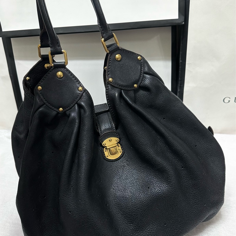 LV 荔枝牛皮 水餃包 肩背包 媽媽包 旅行袋 購物包 托特包-7