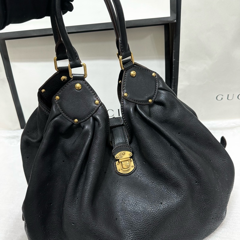 LV 荔枝牛皮 水餃包 肩背包 媽媽包 旅行袋 購物包 托特包-8