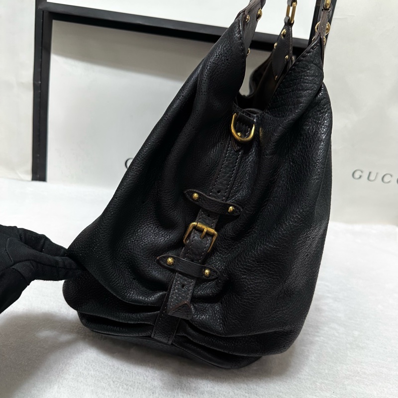 LV 荔枝牛皮 水餃包 肩背包 媽媽包 旅行袋 購物包 托特包-18