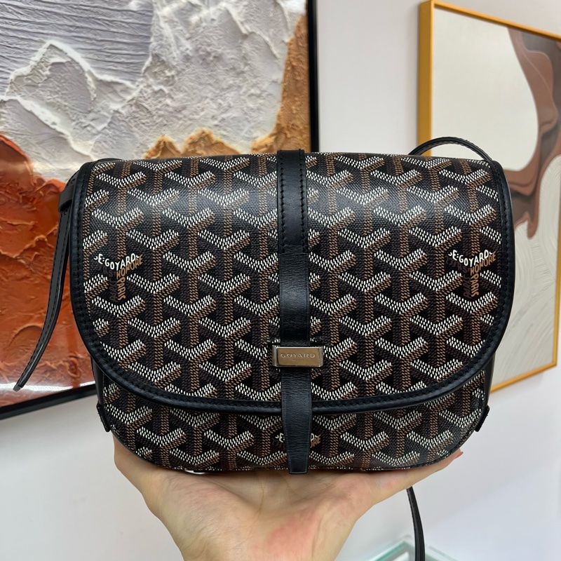Goyard Belvedere PM 新款郵差包 馬鞍包🖤-0