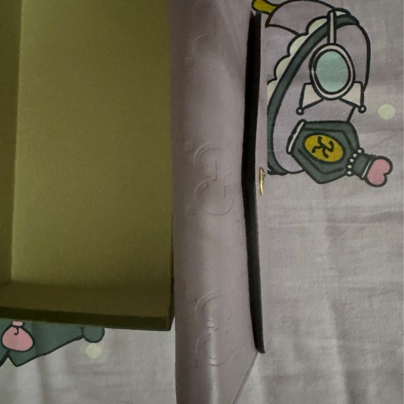 gucci 紫色長銀包 long wallet-5