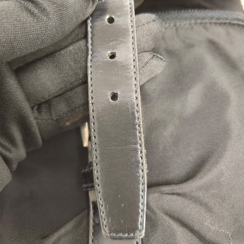 ㊣✨PRADA✨（附防塵袋）普拉達 黑色 掀蓋式 輕量 帆布 單釦 郵差包 相機包 肩背包 斜背包 /二手包/二手精品/保證正品🌳二手樹屋🌳-8