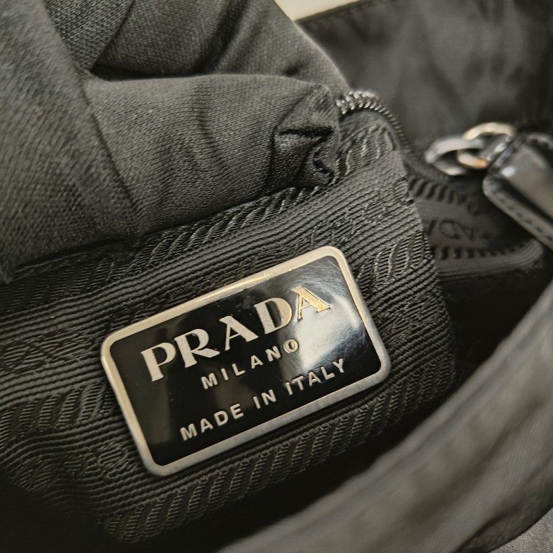 ㊣✨PRADA✨（附防塵袋）普拉達 黑色 掀蓋式 輕量 帆布 單釦 郵差包 相機包 肩背包 斜背包 /二手包/二手精品/保證正品🌳二手樹屋🌳-34