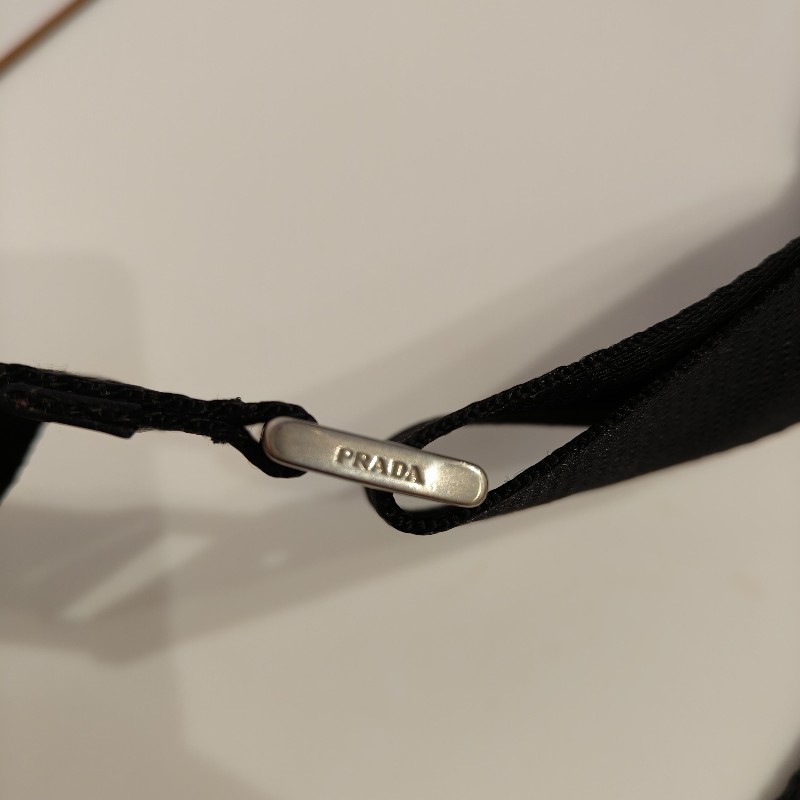 ㊣✨PRADA✨（附防塵袋）普拉達 黑色 掀蓋式 輕量 帆布 單釦 郵差包 相機包 肩背包 斜背包 /二手包/二手精品/保證正品🌳二手樹屋🌳-48