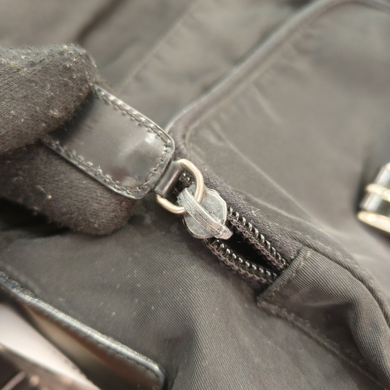 ㊣✨PRADA✨（附防塵袋）普拉達 黑色 掀蓋式 輕量 帆布 單釦 郵差包 相機包 肩背包 斜背包 /二手包/二手精品/保證正品🌳二手樹屋🌳-27