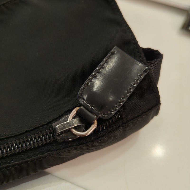 ㊣✨PRADA✨（附防塵袋）普拉達 黑色 掀蓋式 輕量 帆布 單釦 郵差包 相機包 肩背包 斜背包 /二手包/二手精品/保證正品🌳二手樹屋🌳-37