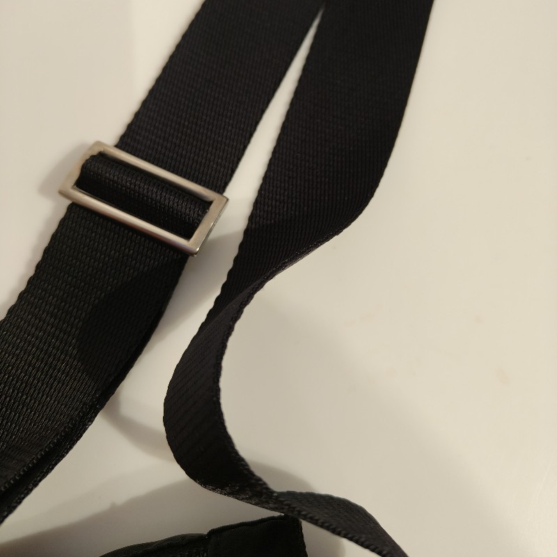 ㊣✨PRADA✨（附防塵袋）普拉達 黑色 掀蓋式 輕量 帆布 單釦 郵差包 相機包 肩背包 斜背包 /二手包/二手精品/保證正品🌳二手樹屋🌳-52