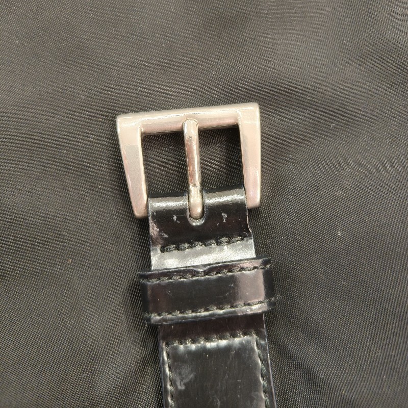 ㊣✨PRADA✨（附防塵袋）普拉達 黑色 掀蓋式 輕量 帆布 單釦 郵差包 相機包 肩背包 斜背包 /二手包/二手精品/保證正品🌳二手樹屋🌳-56