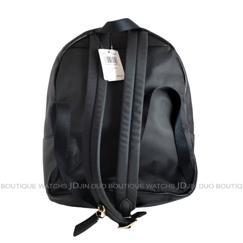 金鐸精品~2354 COACH F32200 C-LOGO咖啡色中號雙肩帶 後背包 全新品-2