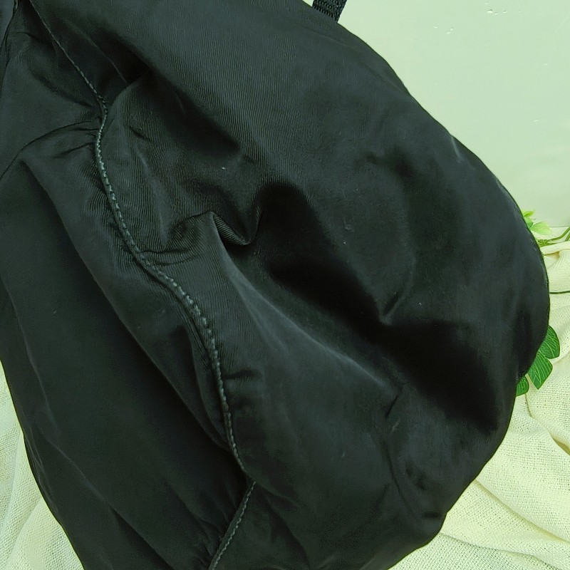 ㊣✨PRADA✨（附防塵袋）普拉達 黑色 掀蓋式 輕量 帆布 雙釦 郵差包 肩背包 斜背包 /二手包/二手精品/保證正品🌳二手樹屋🌳-23