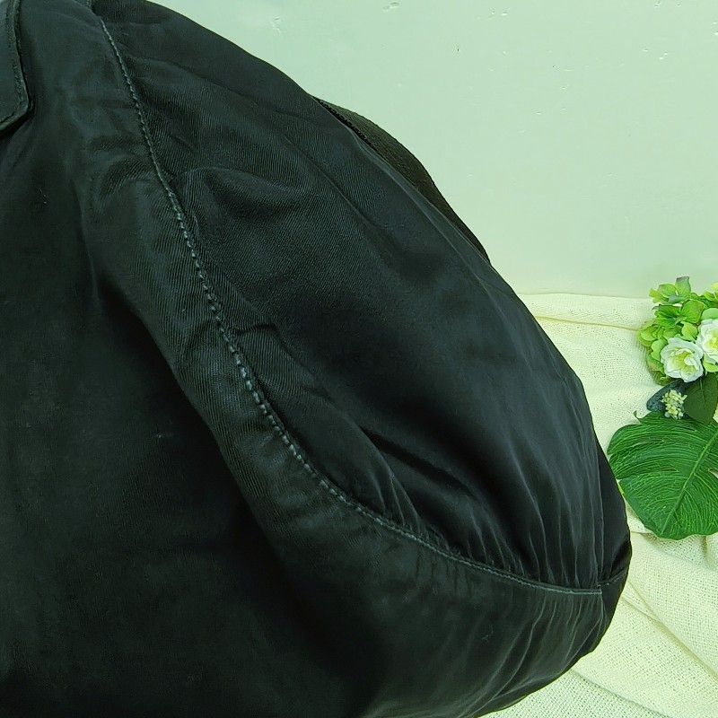 ㊣✨PRADA✨（附防塵袋）普拉達 黑色 掀蓋式 輕量 帆布 雙釦 郵差包 肩背包 斜背包 /二手包/二手精品/保證正品🌳二手樹屋🌳-24