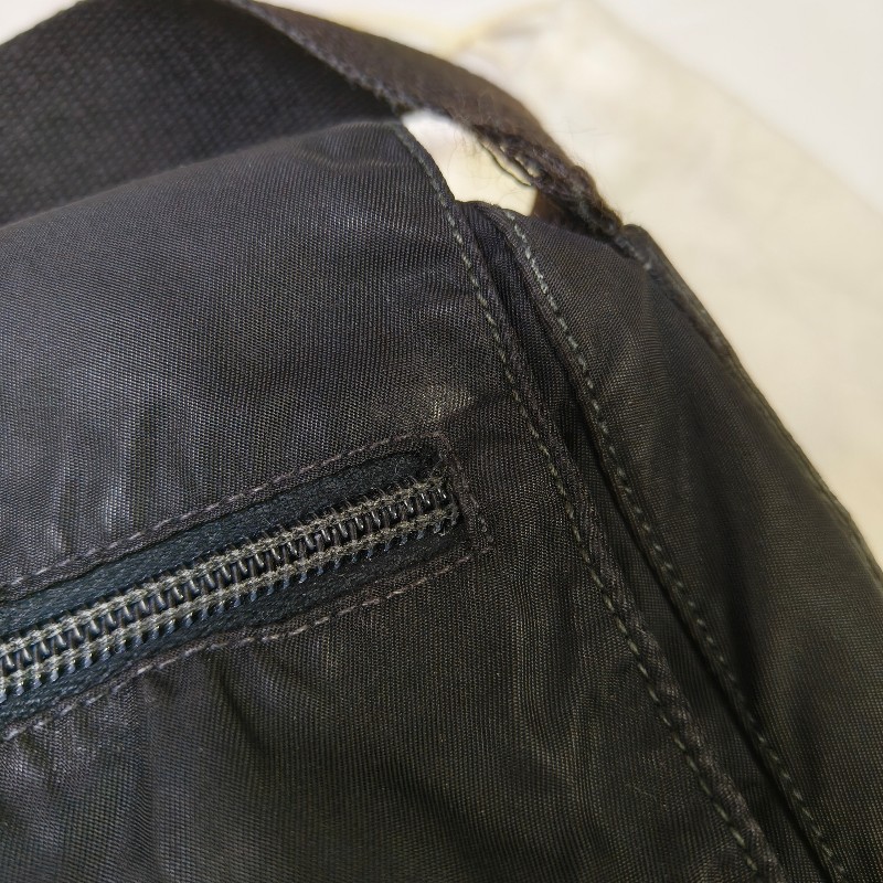 ㊣✨PRADA✨（附防塵袋）普拉達 黑色 掀蓋式 輕量 帆布 雙釦 郵差包 肩背包 斜背包 /二手包/二手精品/保證正品🌳二手樹屋🌳-28