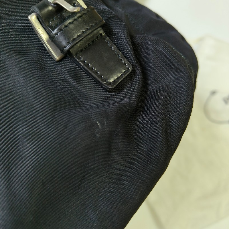 ㊣✨PRADA✨（附防塵袋）普拉達 黑色 掀蓋式 輕量 帆布 雙釦 郵差包 肩背包 斜背包 /二手包/二手精品/保證正品🌳二手樹屋🌳-31