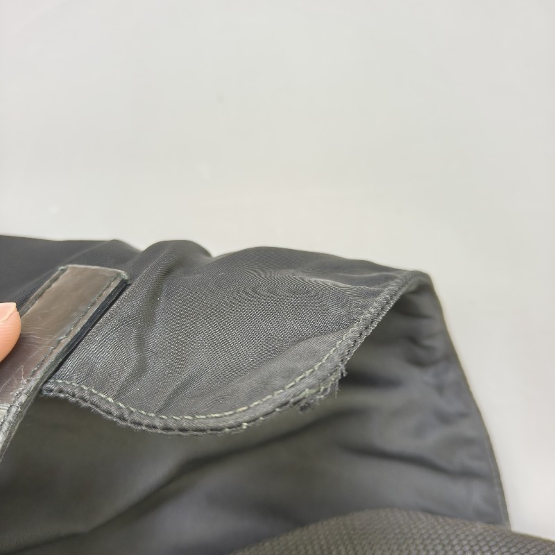 ㊣✨PRADA✨（附防塵袋）普拉達 黑色 掀蓋式 輕量 帆布 雙釦 郵差包 肩背包 斜背包 /二手包/二手精品/保證正品🌳二手樹屋🌳-33