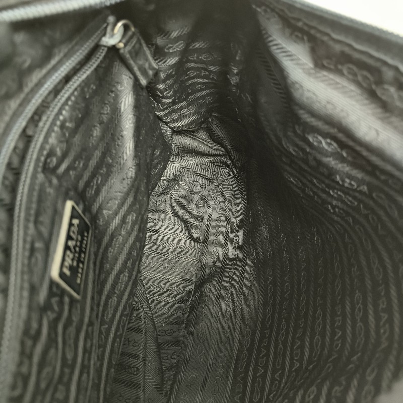 ㊣✨PRADA✨（附防塵袋）普拉達 黑色 掀蓋式 輕量 帆布 雙釦 郵差包 肩背包 斜背包 /二手包/二手精品/保證正品🌳二手樹屋🌳-50