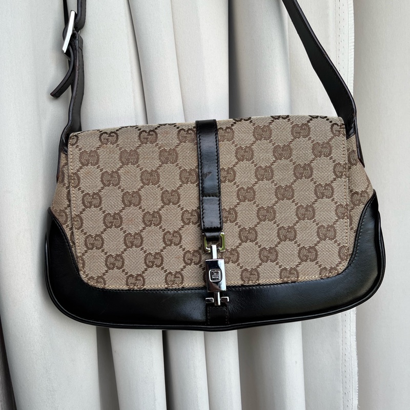 (配色超美😍)GUCCI Jackie 仙女專用✨ 賈姬包 腋下包 包包-1