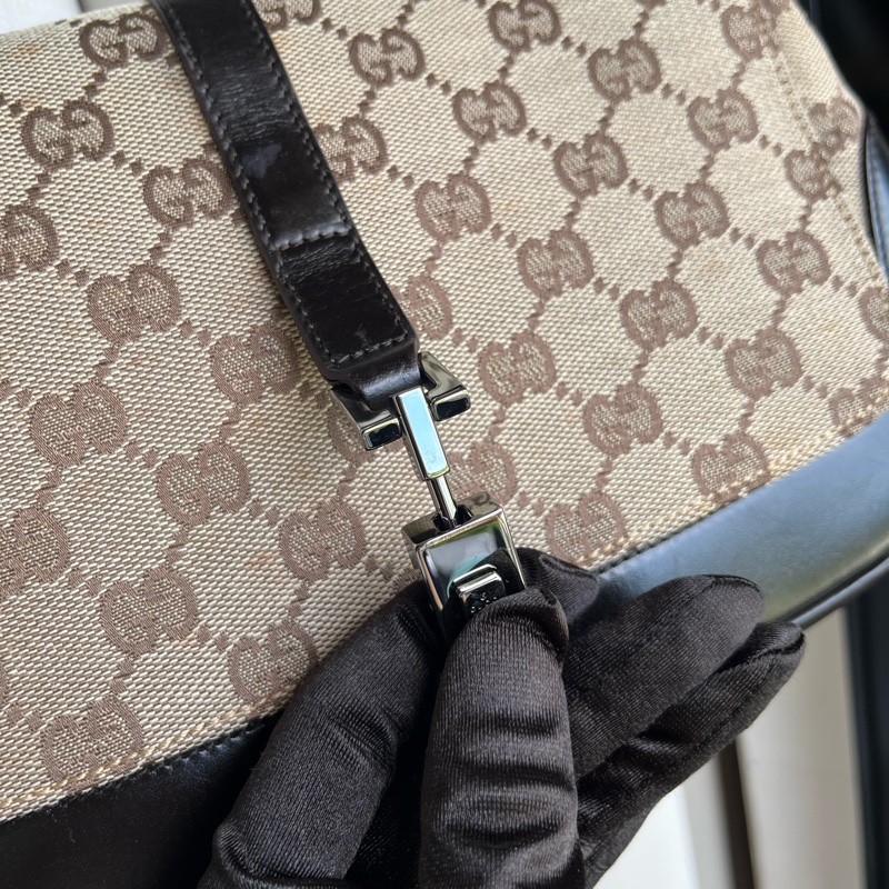 (配色超美😍)GUCCI Jackie 仙女專用✨ 賈姬包 腋下包 包包-6