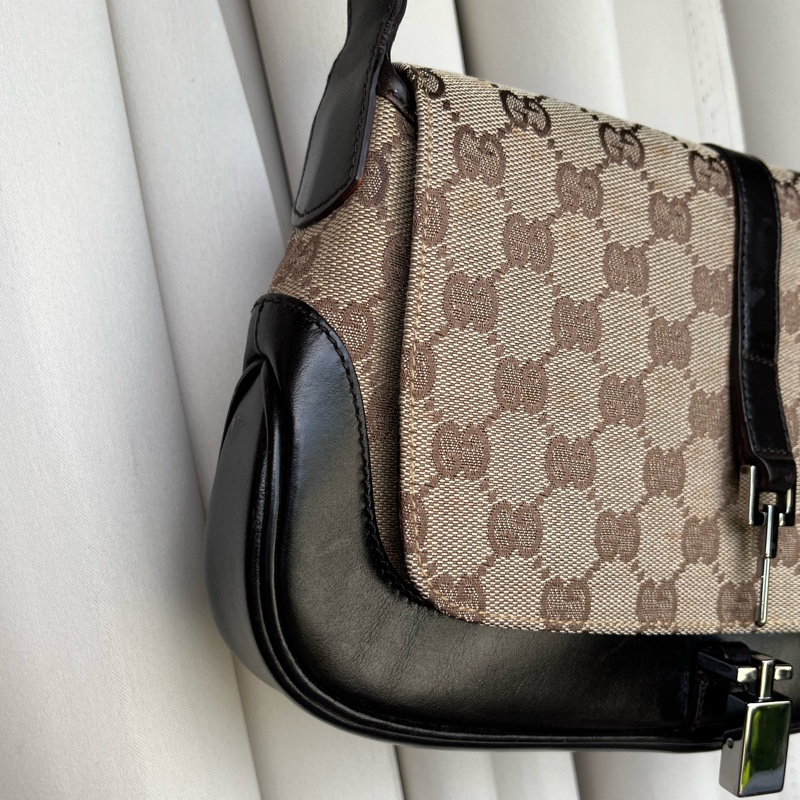 (配色超美😍)GUCCI Jackie 仙女專用✨ 賈姬包 腋下包 包包-11