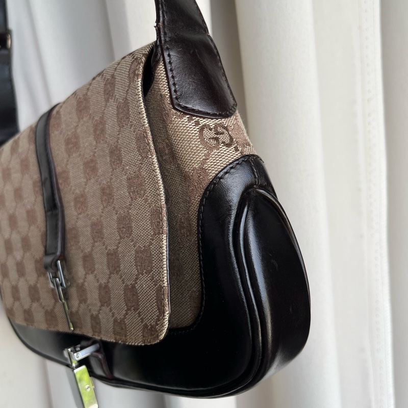 (配色超美😍)GUCCI Jackie 仙女專用✨ 賈姬包 腋下包 包包-13