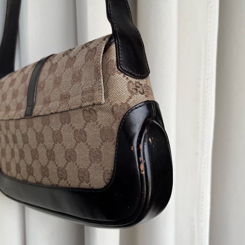 (配色超美😍)GUCCI Jackie 仙女專用✨ 賈姬包 腋下包 包包-14