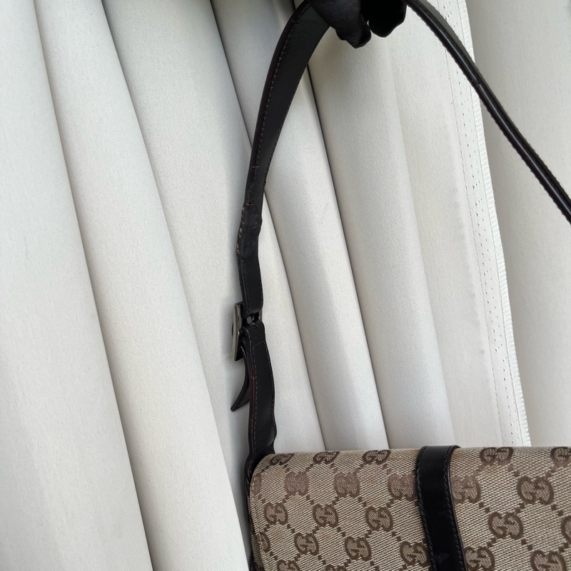(配色超美😍)GUCCI Jackie 仙女專用✨ 賈姬包 腋下包 包包-16