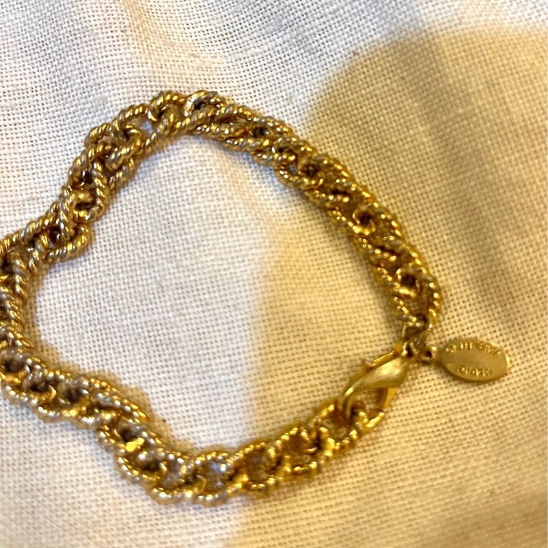 中古VALENTINO 金色中手鍊-3