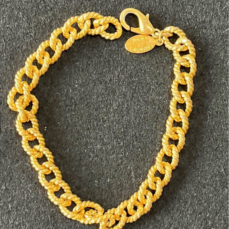 中古VALENTINO 金色中手鍊-10