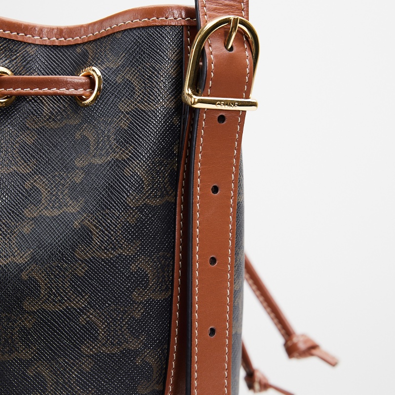 Celine 抽繩小水桶-10