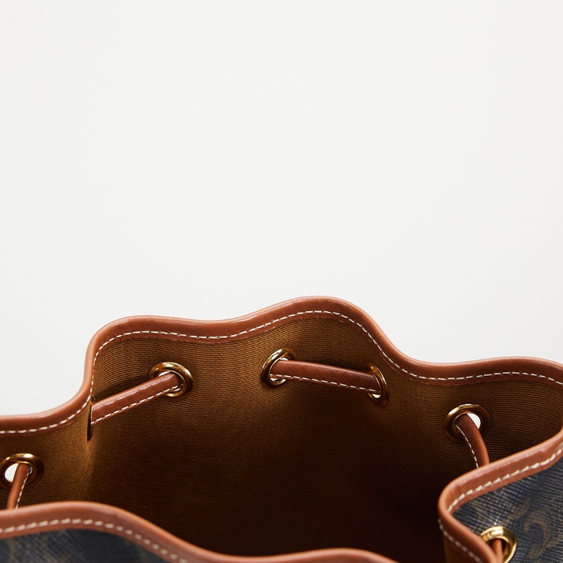 Celine 抽繩小水桶-11