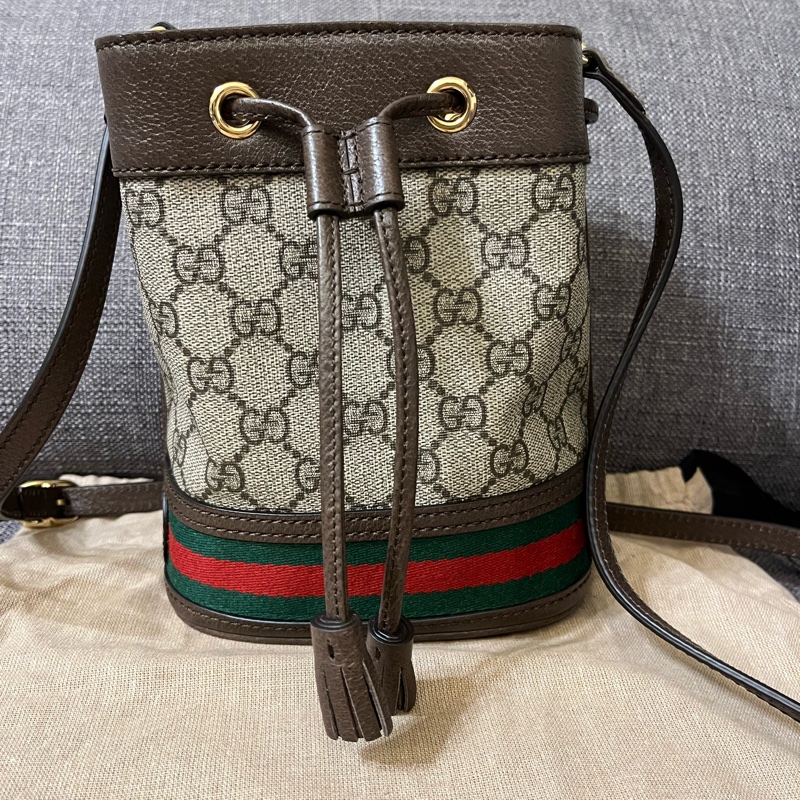 Gucci 老花 小水桶+ 全新內膽 （✔️即買即背）-3