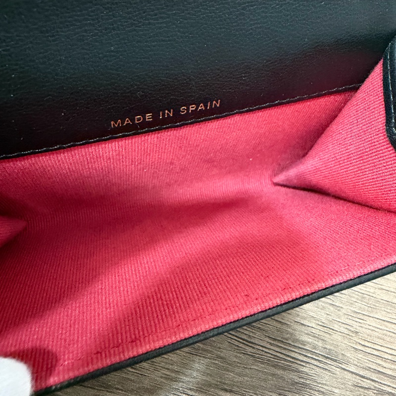 Chanel黑金19系列翻蓋零錢卡包-26
