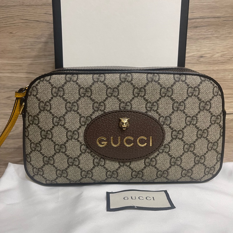 全新Gucci虎頭相機包「台灣專櫃購入購證、配件齊全」-7