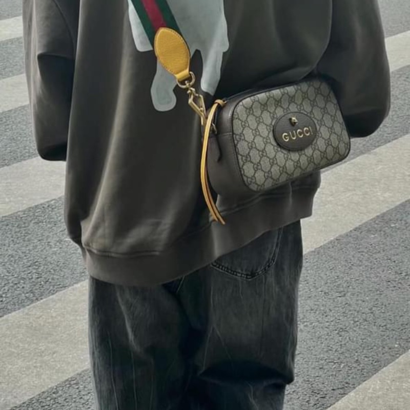 全新Gucci虎頭相機包「台灣專櫃購入購證、配件齊全」-11