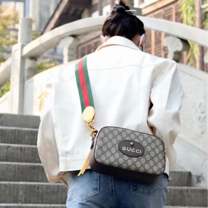 全新Gucci虎頭相機包「台灣專櫃購入購證、配件齊全」-21