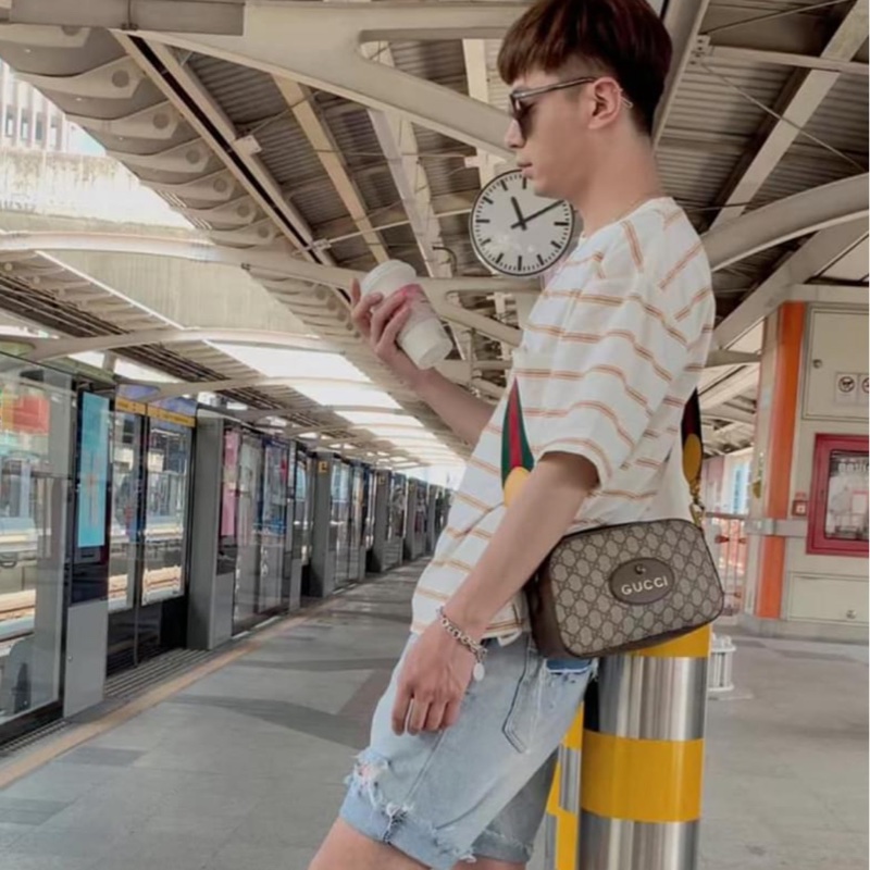 全新Gucci虎頭相機包「台灣專櫃購入購證、配件齊全」-22